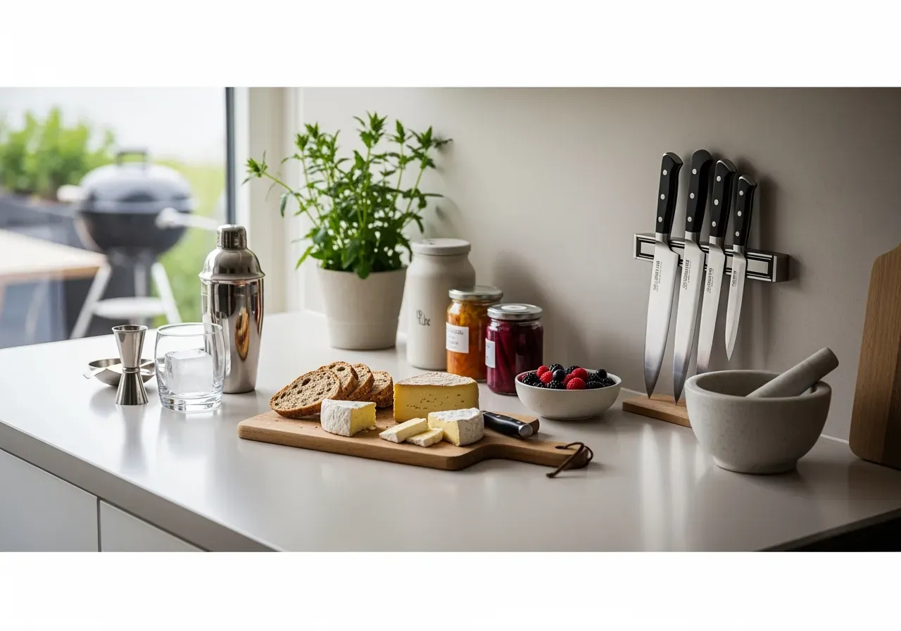 Muddler och knivar för hemmabaren