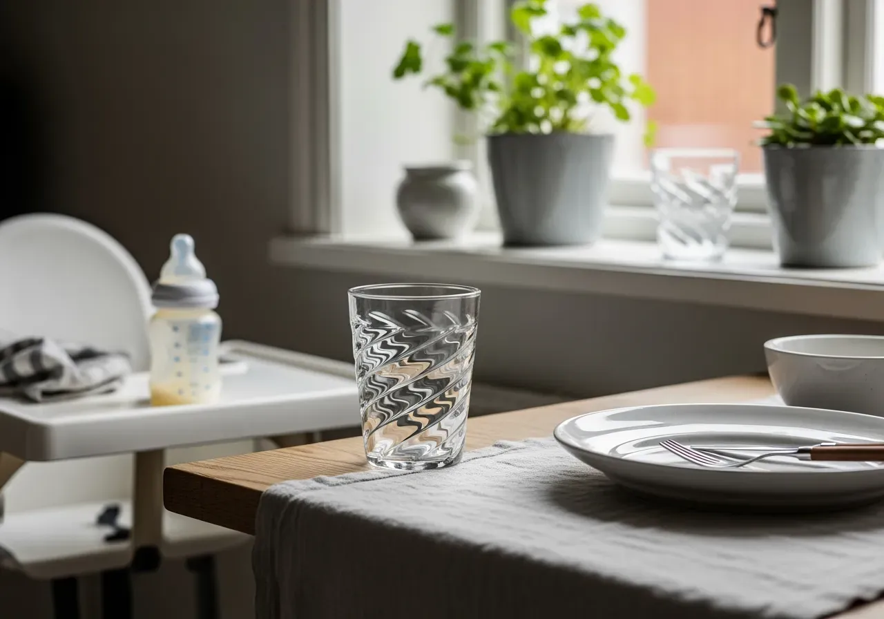 Dricksglas och Servering