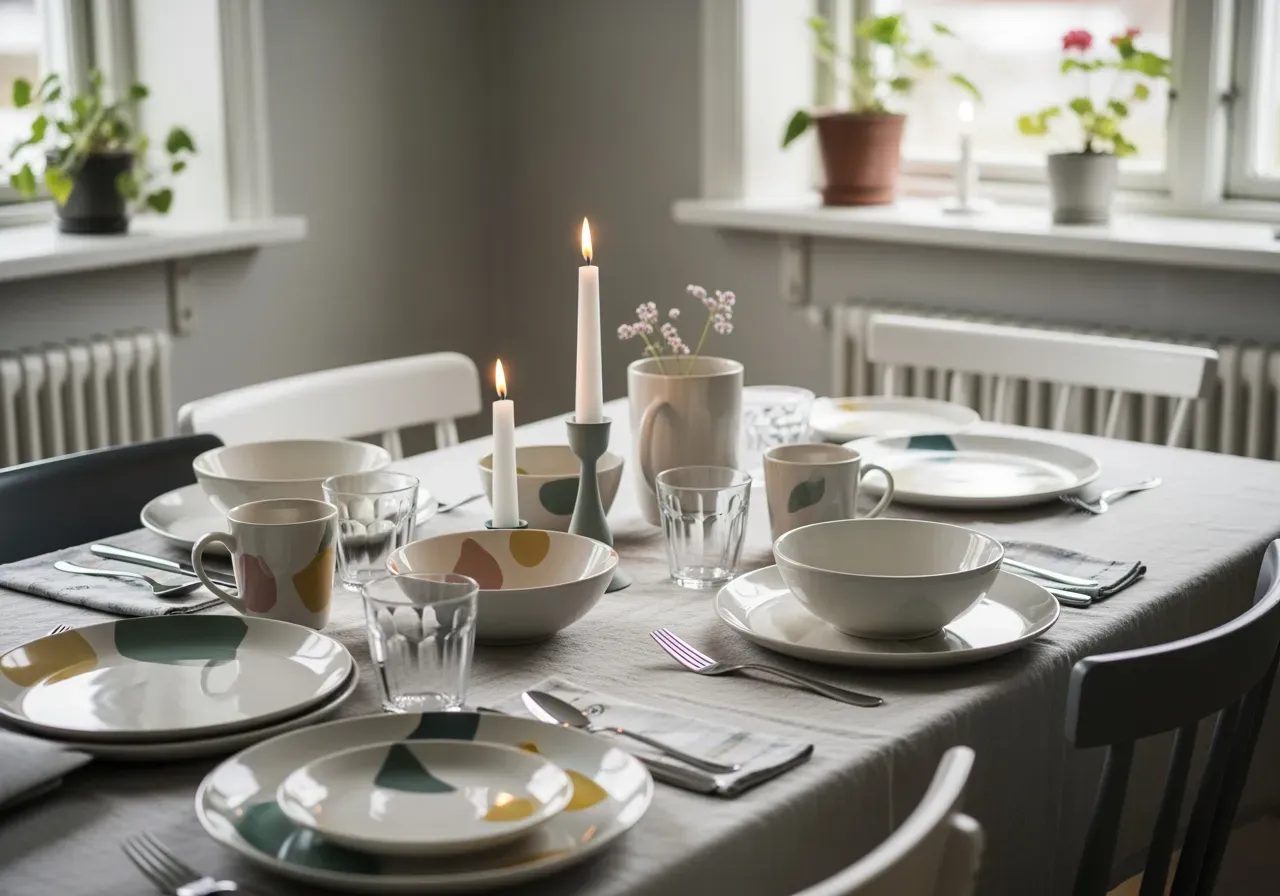 Mumininspirerad dukning och servering