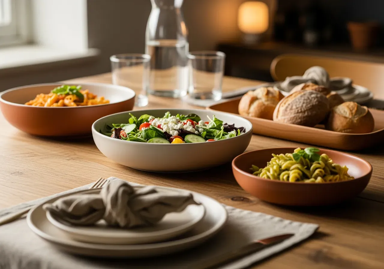 Serveringsskålar för snygg dukning