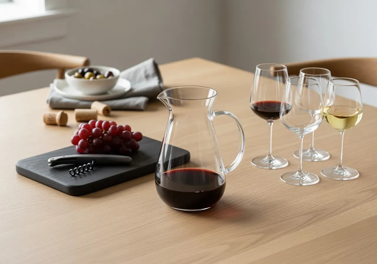 Drinktillbehör för vinbar och dukning