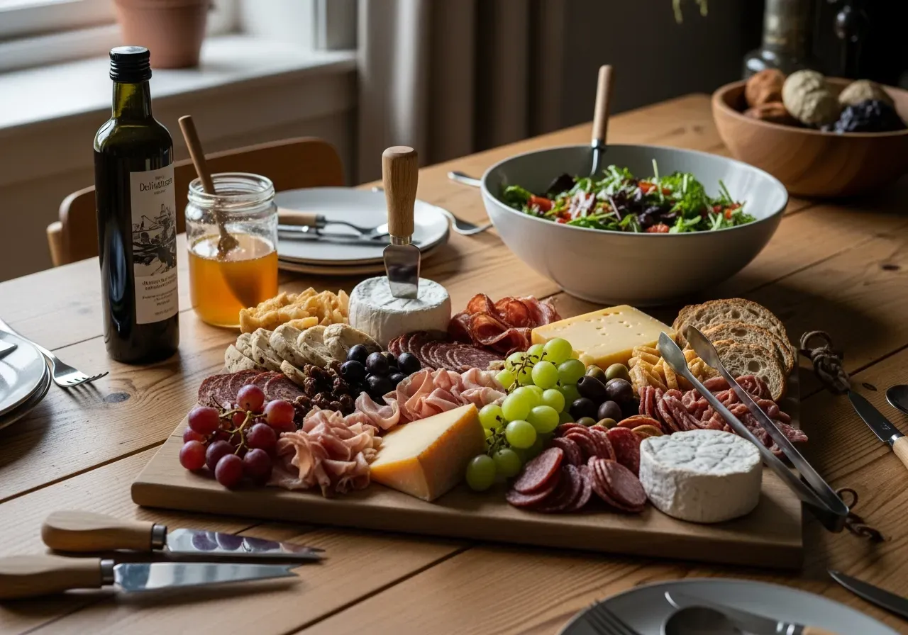 Tortillapress i gjutjärn på bänk