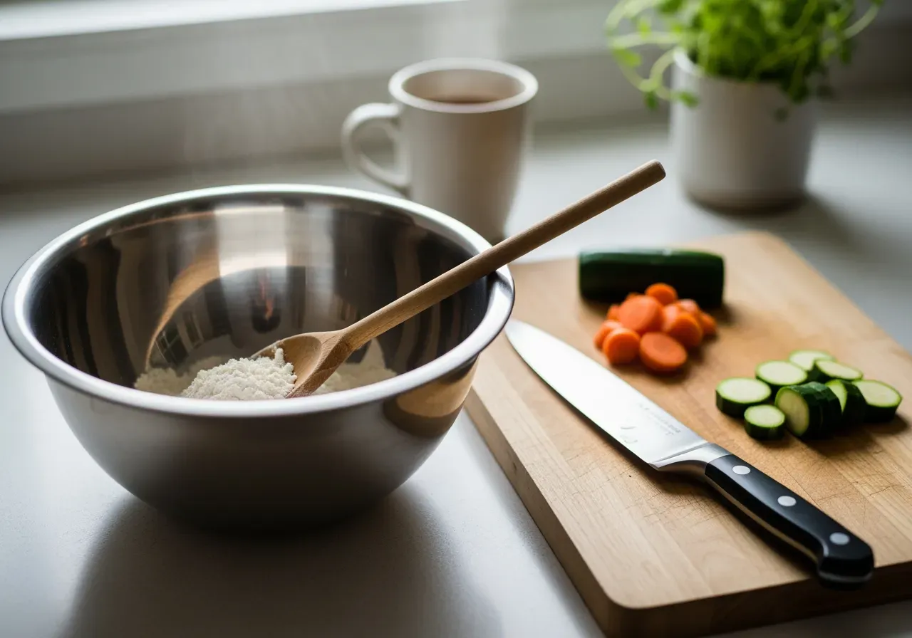 Matlagning för nybörjare i köket