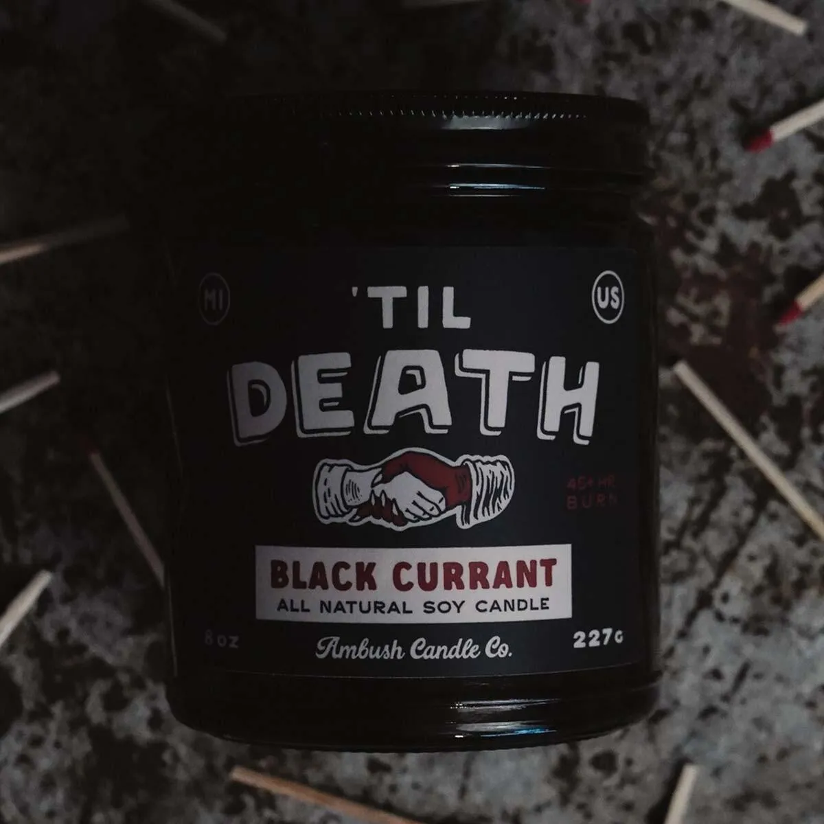 Til Death - Doftljus Svart Vinbär